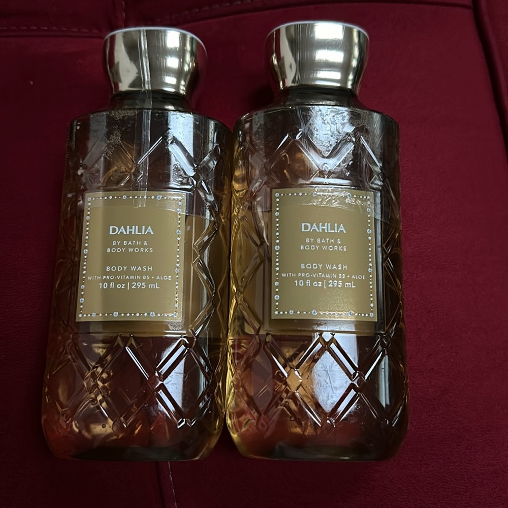 BBW 2pc body wash Dahlia